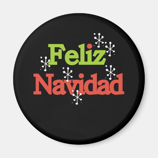 Feliz Navidad Magnet (Framsidan)