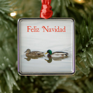 Feliz Navidad - Mallards Julgransprydnad Metall