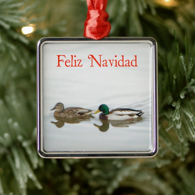 Feliz Navidad - Mallards Julgransprydnad Metall (Träd)