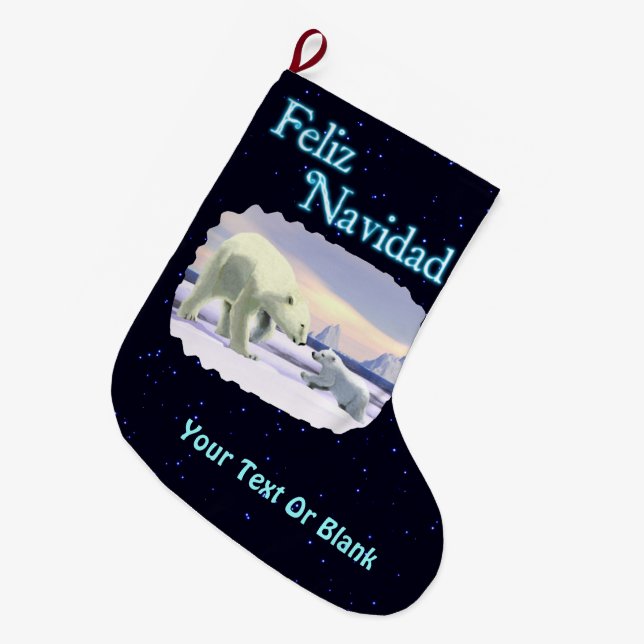 Feliz Navidad - Mamma Nose Best Stor Julstrumpa (Framsidan (Hängande))