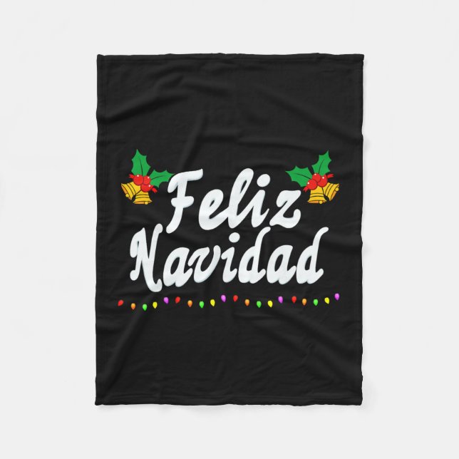 Feliz Navidad Manar Women Kid Mexiic Fleecefilt (Framsidan)