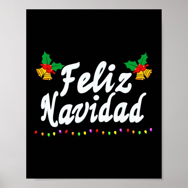 Feliz Navidad Manar Women Kid Mexiic Poster (Framsidan)
