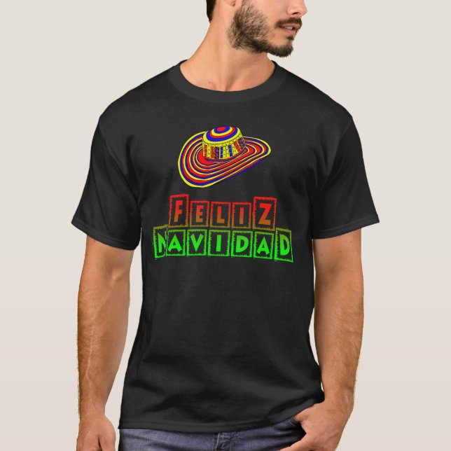 Feliz Navidad med Sombrerojulskjortan Tröja (Framsida)