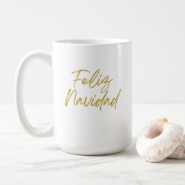 Feliz Navidad-meddelande Kaffemugg