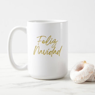 Feliz Navidad-meddelande Kaffemugg