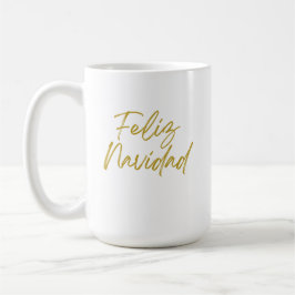 Feliz Navidad-meddelande Kaffemugg