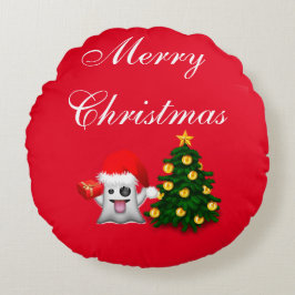 Feliz Navidad- Merry Christmas Rund Kudde