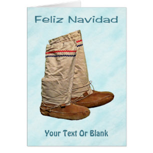 Feliz Navidad - MMMMMMJK på Snö Hälsningskort