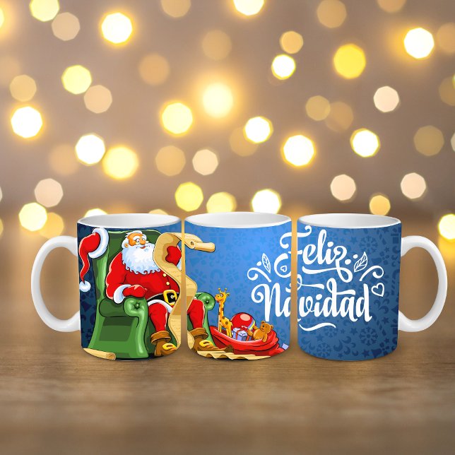"Feliz Navidad" Mugg, 11 oz Kaffemugg (Skapare uppladdad)