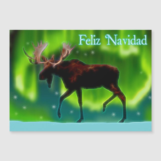 Feliz Navidad - norra Ljus Moose (Framsida)