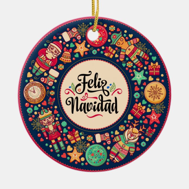 Feliz Navidad Ornament (Framsidan)