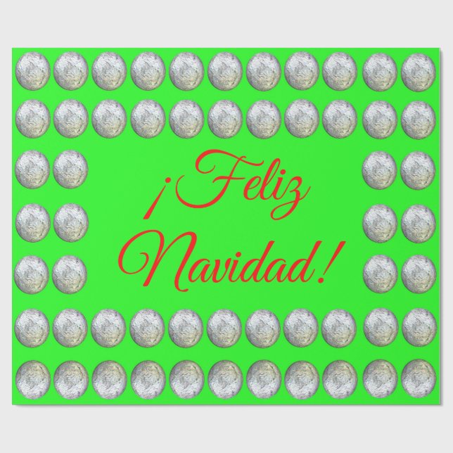 Feliz Navidad! Papper radbrytning Presentpapper (Platt)
