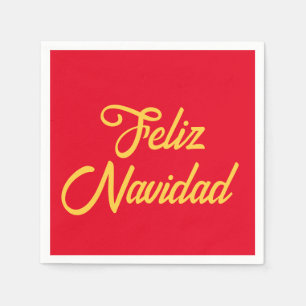 Feliz Navidad Pappersservett