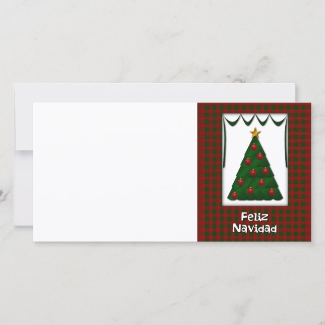 Feliz Navidad - Photo Card Julkort (Framsida)