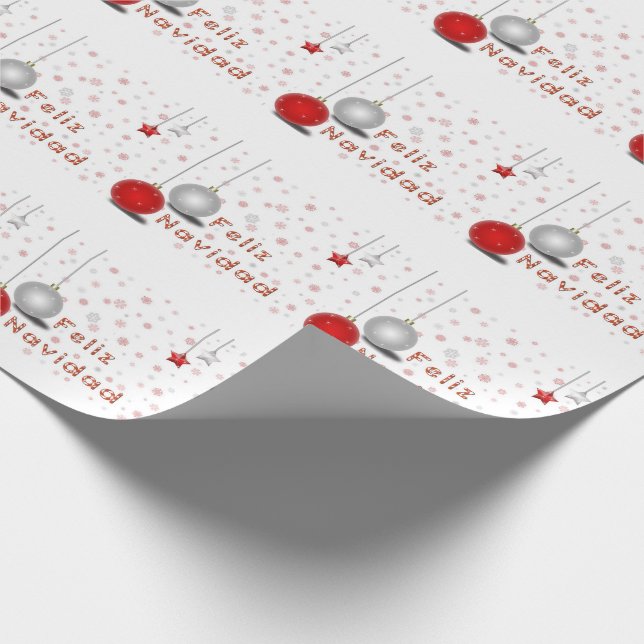 Feliz Navidad Presentpapper (Hörn)