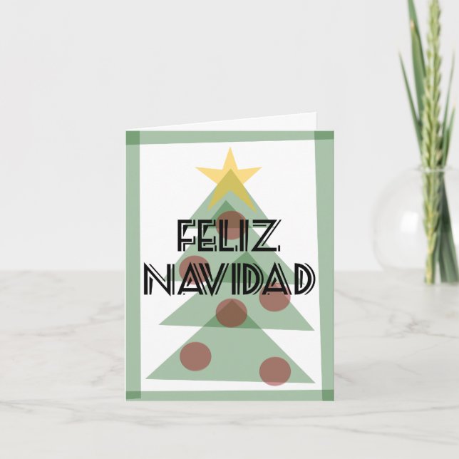 Feliz Navidad Prospero Ano Nuevo Tarjeta - Helgkort (Framsida)