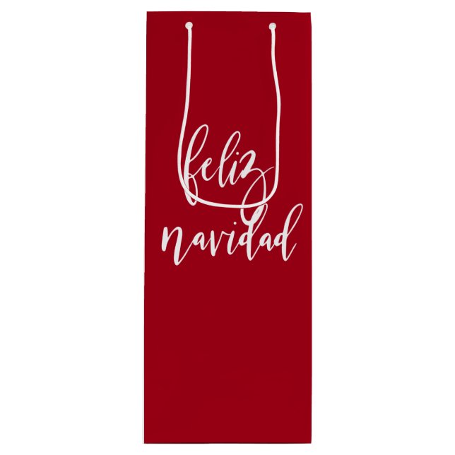 Feliz Navidad Red and White jul (Framsidan)