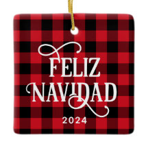 Feliz Navidad Red Buffalo Play Family Photo