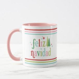 Feliz Navidad   Retro-jul Mugg