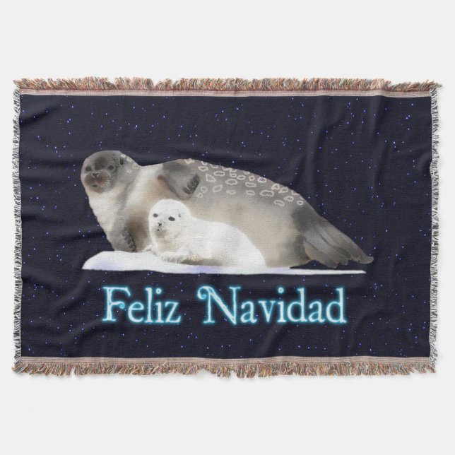 Feliz Navidad - Ringed Seal Filt (Framsidan)