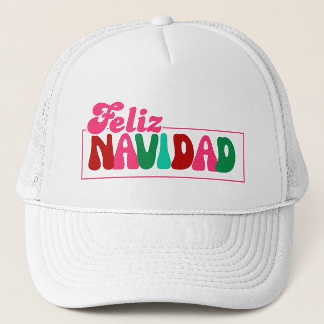 Feliz Navidad - Roligt färgstark Keps (Framsida)