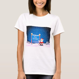 Feliz Navidad Santa T Shirt