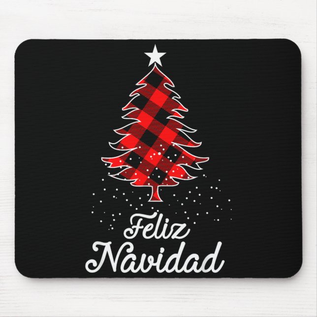 Feliz Navidad Shirts Family - Christmas Trees Buff Musmatta (Framsidan)