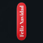 Feliz Navidad Skateboard Bräda 20,5 Cm<br><div class="desc">Feliz Navidad Skateboard</div>