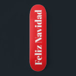 Feliz Navidad Skateboard Bräda 20,5 Cm<br><div class="desc">Feliz Navidad Skateboard</div>