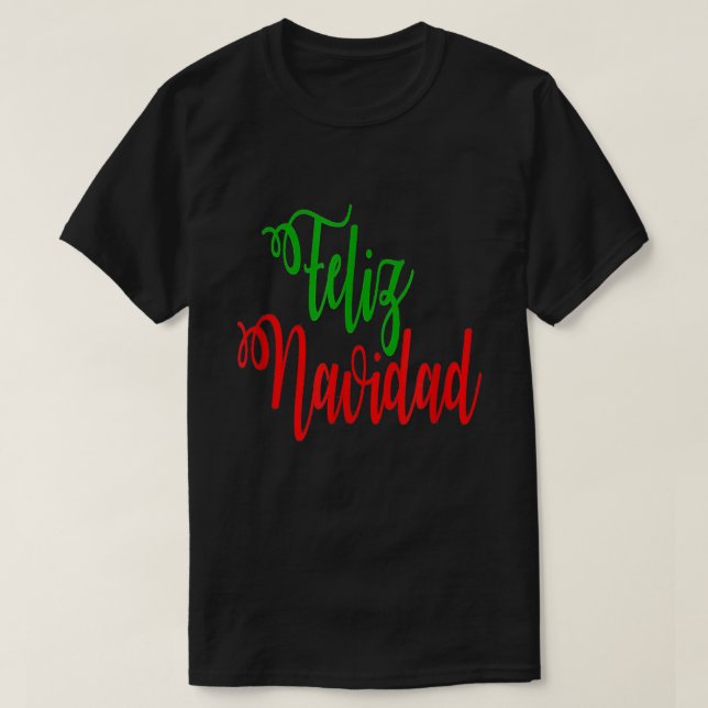 Feliz Navidad Spain God jul 2021 Funny F T Shirt (Design framsida)