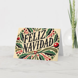 Feliz Navidad Spain god jul Kort