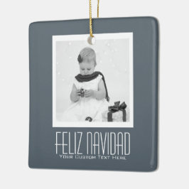 Feliz Navidad Spaniens Personlig under julen Julgransprydnad Keramik
