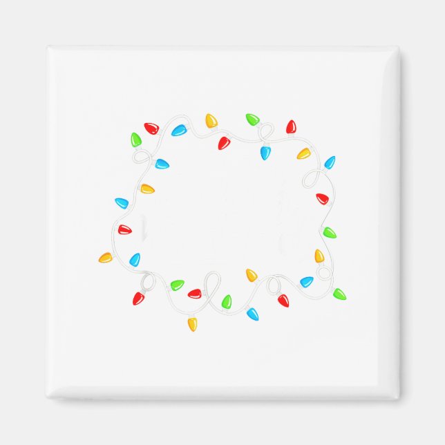 Feliz Navidad Spanish Mexican Christmas Xmas Light Magnet (Framsidan)