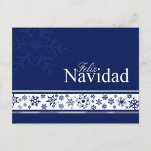 Feliz Navidad Spansk julkort Helg Vykort