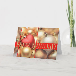 Feliz Navidad Spansk julkort Helgkort