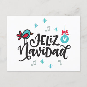 Feliz Navidad, spanska julen Vykort