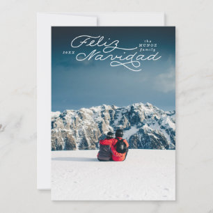 Feliz Navidad, spanska julkort, fotokort Julkort
