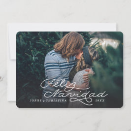 Feliz Navidad, spanska julkort, fotokort Julkort