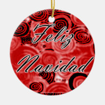 Feliz Navidad Swirls