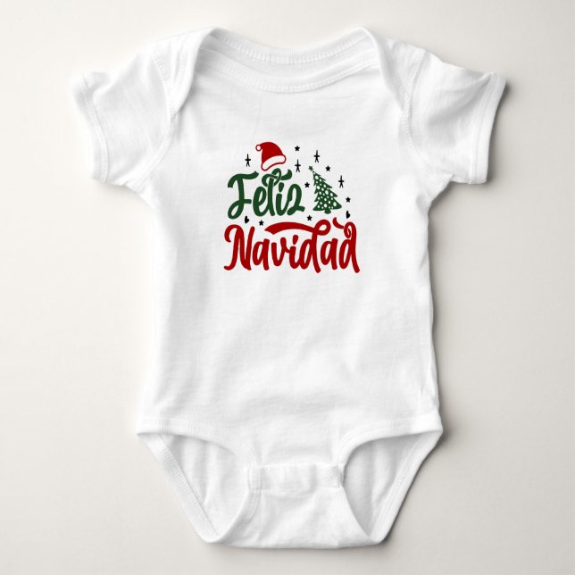 Feliz Navidad T Shirt (Framsida)