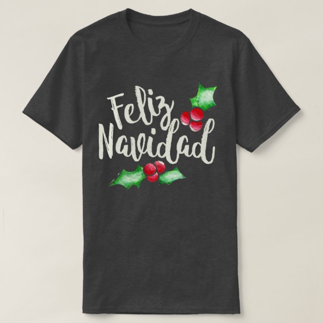 Feliz Navidad T Shirt (Design framsida)