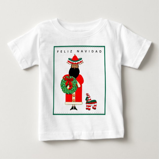 Feliz Navidad T-Shirt (Framsida)