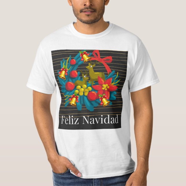 FELIZ NAVIDAD T SHIRT (Framsida)