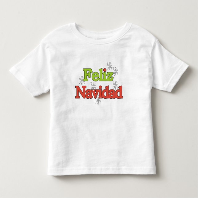 Feliz Navidad T-shirts och Gifts (Framsida)