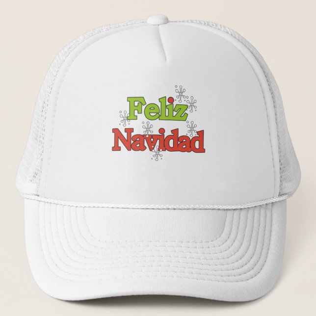 Feliz Navidad T-shirts och Gifts Keps (Framsida)
