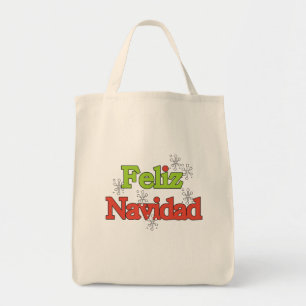 Feliz Navidad T-shirts och Gifts Tygkasse