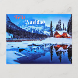 Feliz Navidad Tarjeta Postal Helg Vykort