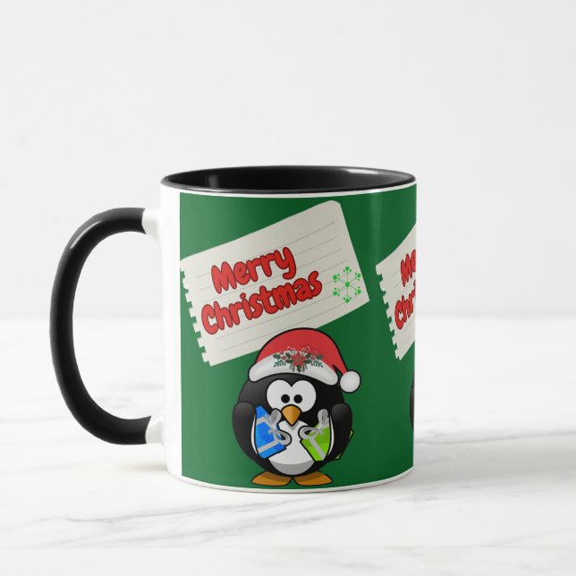 Feliz Navidad Taza clásica, 11 oz Mugg (Vänster)