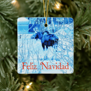 Feliz Navidad - Urban Moose Julgransprydnad Keramik