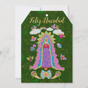 Feliz Navidad Vår Dam på Guadalupe-kortet